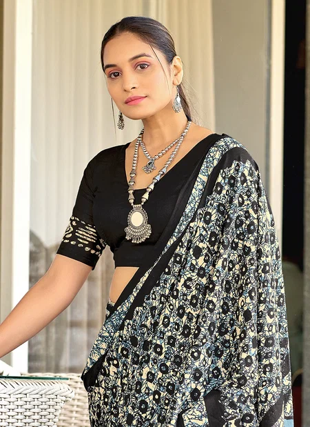 Tew Soft Pure Cotton Fancy Printed Saree Bulk Orders In India